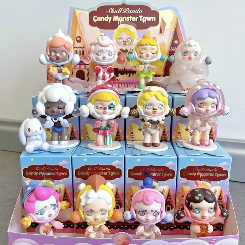 Фигурки серии Skullpanda Candy Monster Town Complete