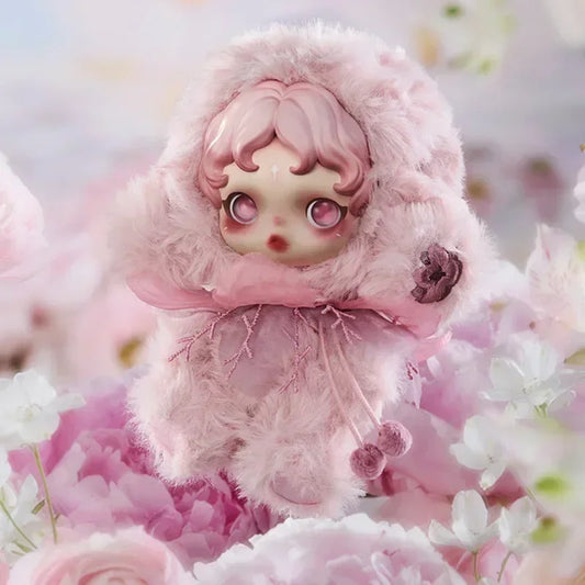 Skullpanda L'impressionnisme Windflower Plush Keychain