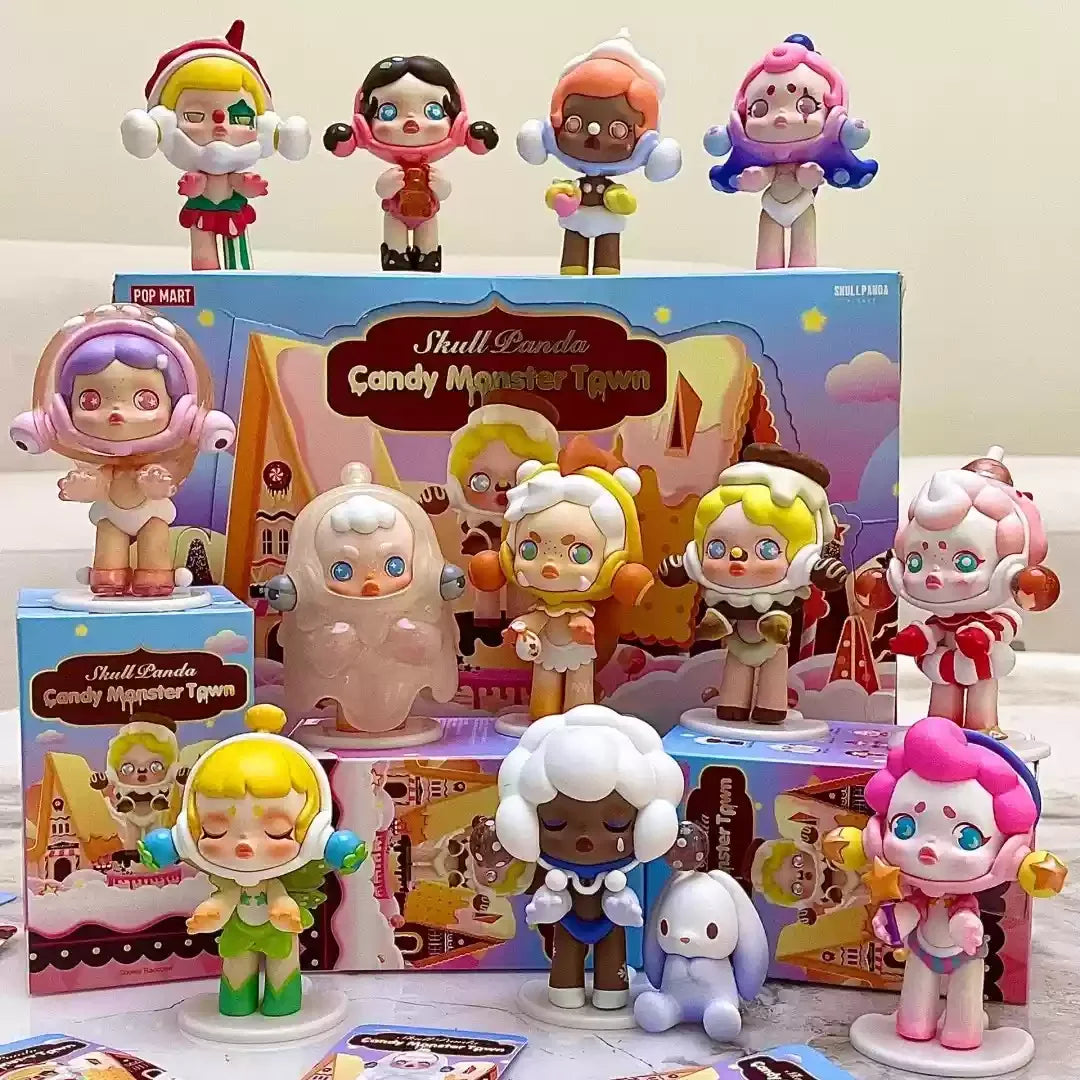 Фигурки серии Skullpanda Candy Monster Town Complete